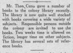 Clipping from the Vernon Parish Democrat dated January 24, 1920.