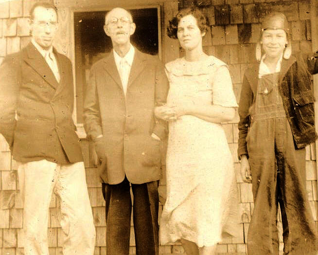 1936 -- LeRoy Parsons, Mr. and Mrs. Fred A. Parsons, and Jimmy.